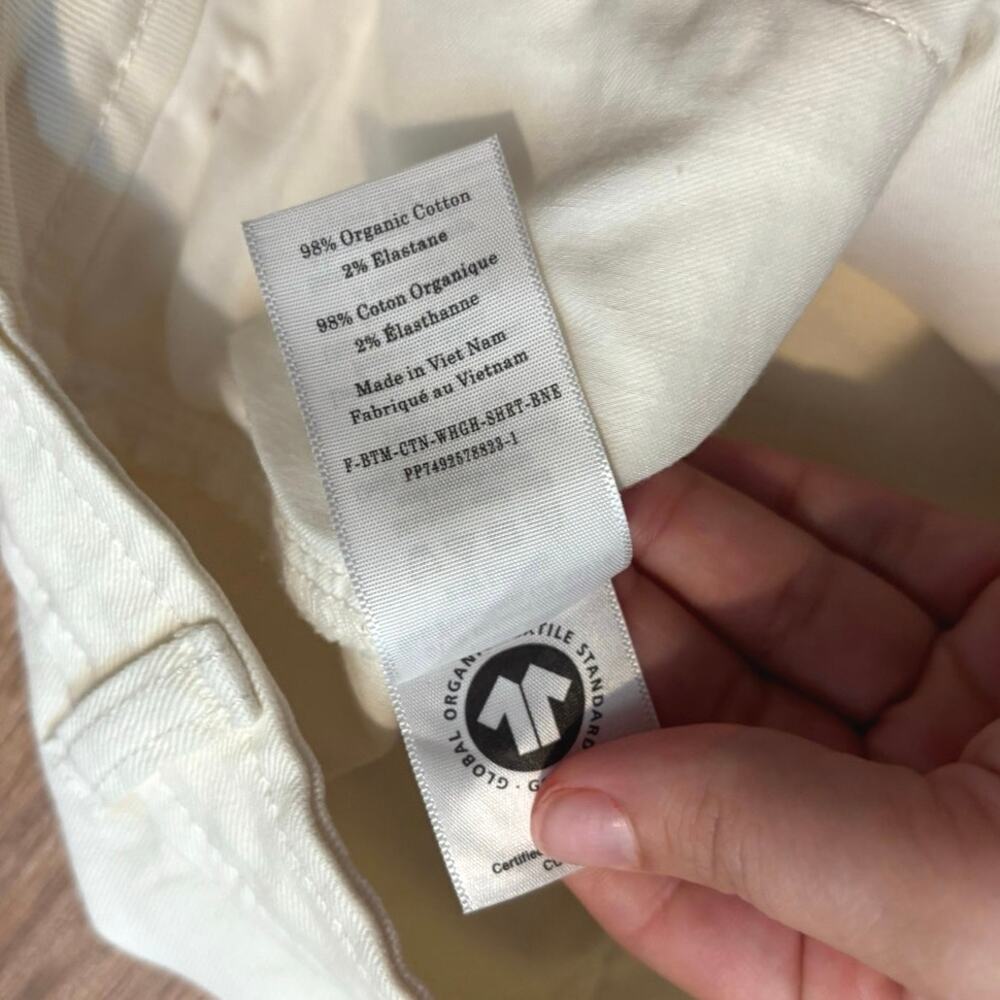 NWOT Everlane The Utility Short In Bone Size 16 - Picture 6 of 8